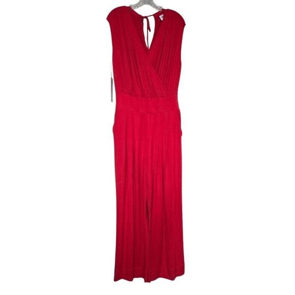 Cabi Uptown Jumpsuit Vermilion Red Size Medium - Picture 3 of 11